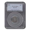 1883 Hawaii Ten Cents PR-64 PCGS