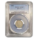 1883 Hawaii Ten Cents XF-45 PCGS