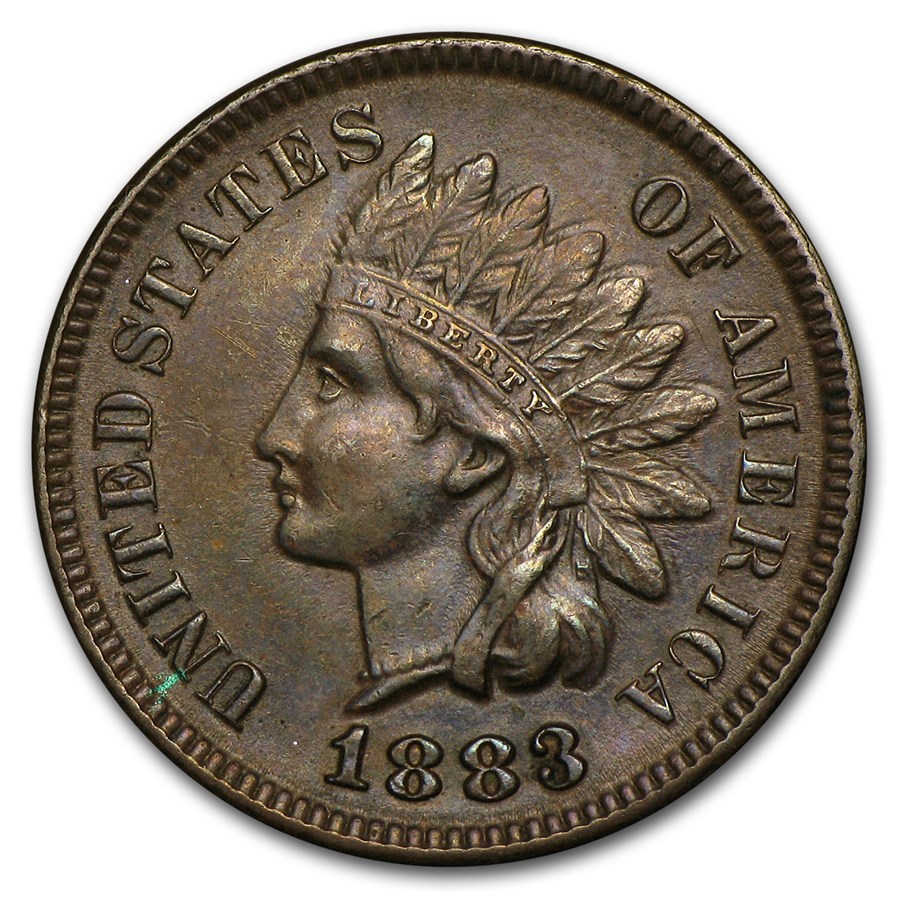1883 Indian Head Cent AU