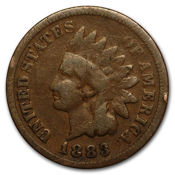 1883 Indian Head Cent Good+ 1883 Indian Head Cent Good+
