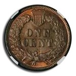 1883 Indian Head Cent MS-64 NGC (Red/Brown)