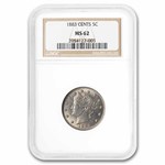 1883 Liberty Head V Nickel MS-62 NGC (Cents)