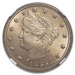 1883 Liberty Head V Nickel MS-67 NGC (No Cents)
