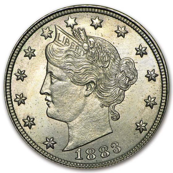 1883 Liberty Head V Nickel No Cents BU 1883 Liberty Head V Nickel No Cents BU