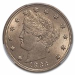 1883 Liberty Head V Nickel No Cents MS-65 CACG