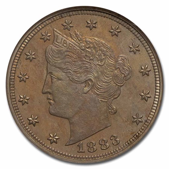 1883 Liberty Head V Nickel PF-64 NGC (w/Cents) 1883 Liberty Head V Nickel PF-64 NGC (w/Cents)