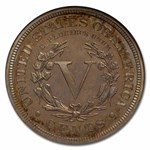 1883 Liberty Head V Nickel PF-64 NGC (w/Cents)