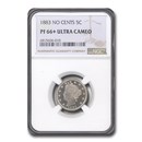 1883 Liberty Head V Nickel PF-66 UCAM+ NGC