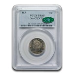 1883 Liberty Head V Nickel PR-65 PCGS CAC (No Cents)