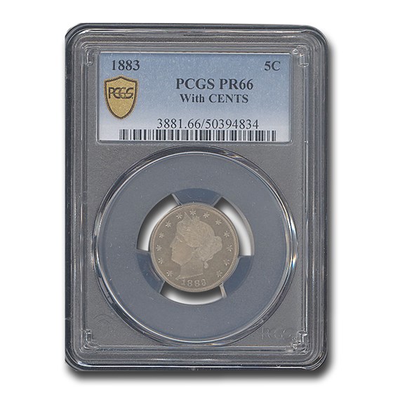1883 Liberty Head V Nickel PR-66 PCGS 1883 Liberty Head V Nickel PR-66 PCGS