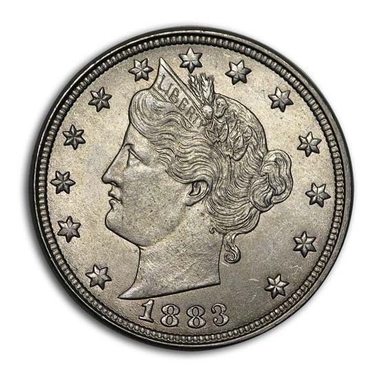 1883 Liberty Head V Nickel w/Cents BU 1883 Liberty Head V Nickel w/Cents BU