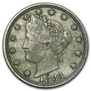 1883 Liberty Head V Nickel w/Cents VF