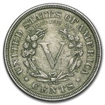 1883 Liberty Head V Nickel w/Cents VF