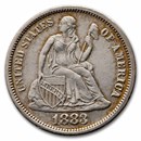 1883 Liberty Seated Dime AU (Details)
