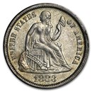 1883 Liberty Seated Dime AU