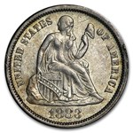 1883 Liberty Seated Dime AU