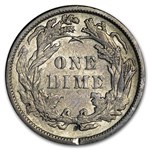 1883 Liberty Seated Dime AU