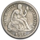 1883 Liberty Seated Dime Fine