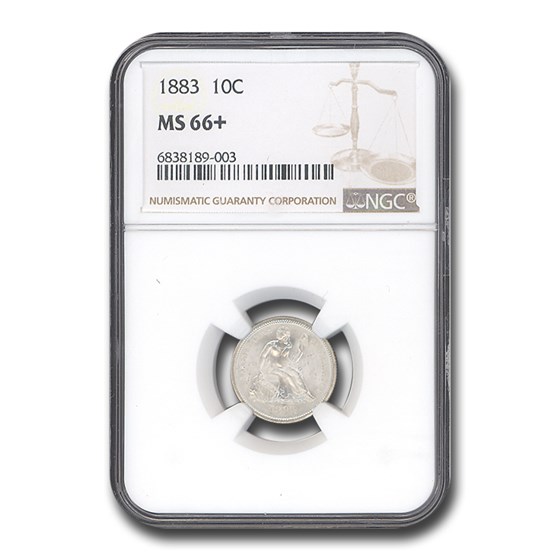 1883 Liberty Seated Dime MS-66+ NGC 1883 Liberty Seated Dime MS-66+ NGC