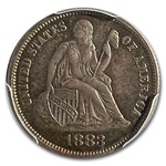 1883 Liberty Seated Dime PR-66 PCGS CAC