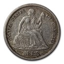 1883 Liberty Seated Dime XF
