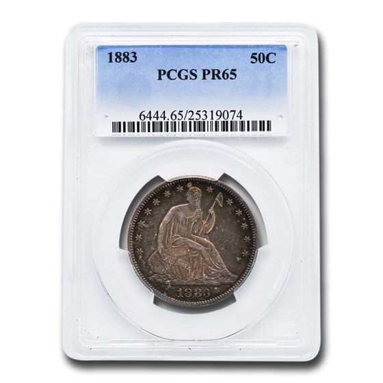 1883 Liberty Seated Half Dollar PR-65 PCGS 1883 Liberty Seated Half Dollar PR-65 PCGS
