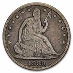 1883 Liberty Seated Half Dollar VG (Details)