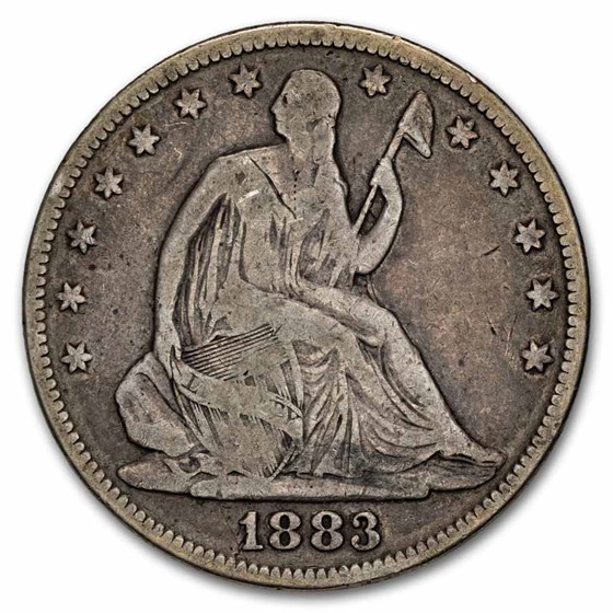 1883 Liberty Seated Half Dollar VG (Details)