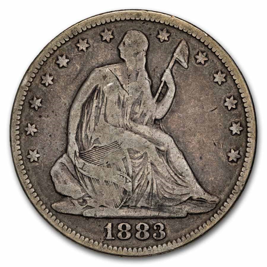 1883 Liberty Seated Half Dollar VG (Details)