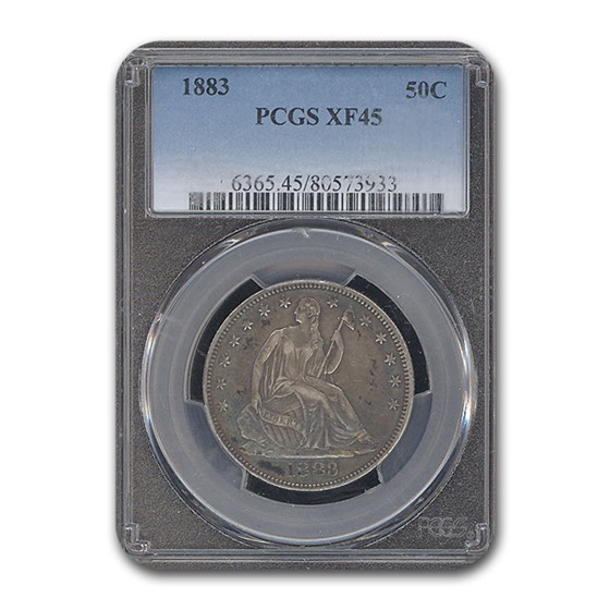 1883 Liberty Seated Half Dollar XF-45 PCGS 1883 Liberty Seated Half Dollar XF-45 PCGS