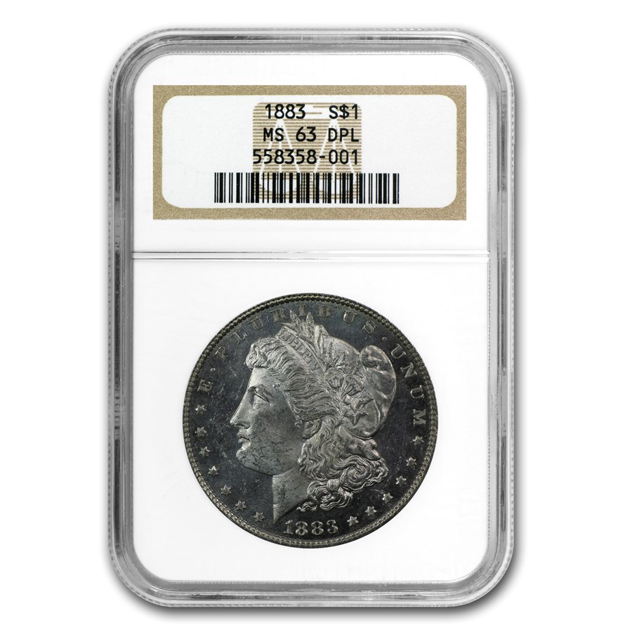 1883 Morgan Dollar MS-63 DPL NGC