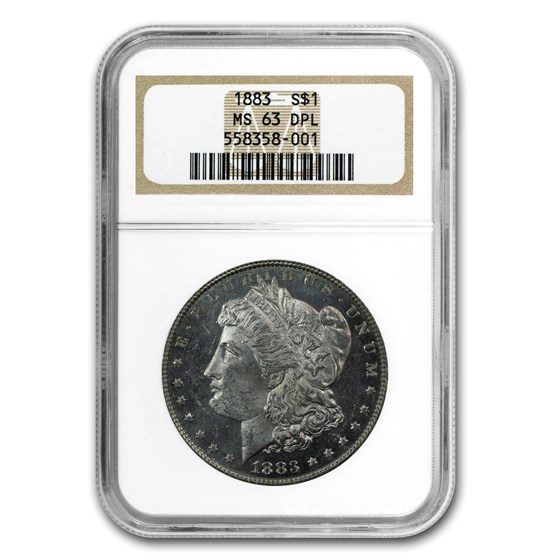 1883 Morgan Dollar MS-63 DPL NGC 1883 Morgan Dollar MS-63 DPL NGC