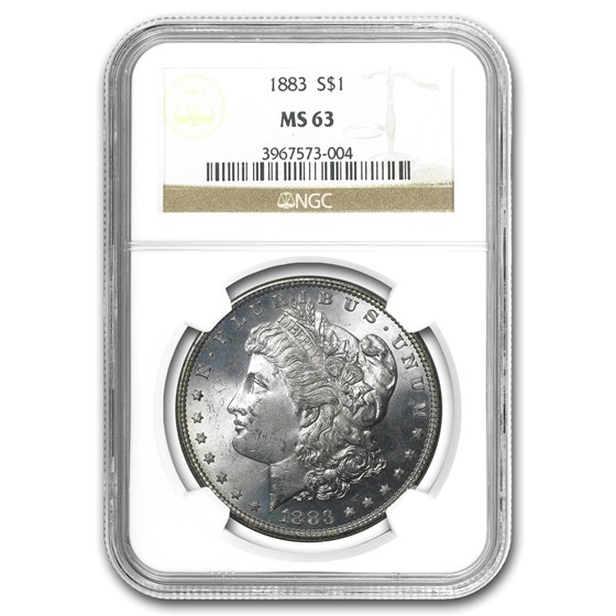 1883 Morgan Dollar MS-63 NGC