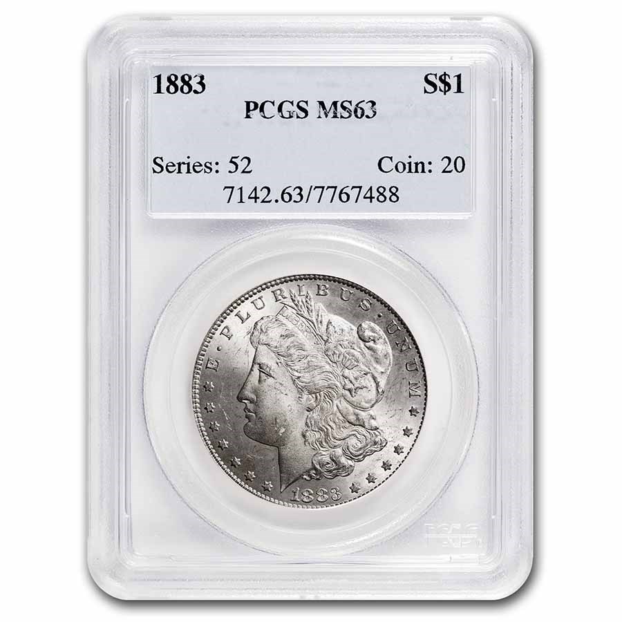 1883 Morgan Dollar MS-63 PCGS