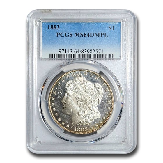1883 Morgan Dollar MS-64 DMPL PCGS 1883 Morgan Dollar MS-64 DMPL PCGS