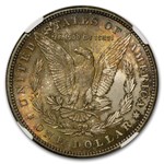 1883 Morgan Dollar MS-64 NGC (Toning Obv & Rev)
