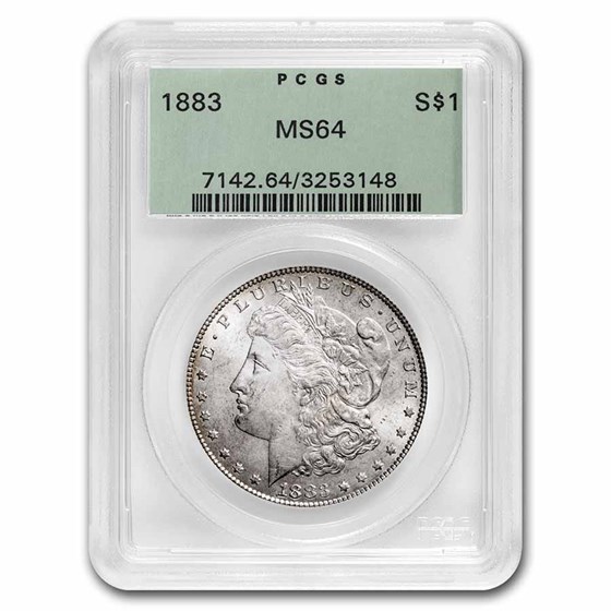 1883 Morgan Dollar MS-64 PCGS 1883 Morgan Dollar MS-64 PCGS