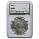 1883 Morgan Dollar MS-65 NGC (Green Label)