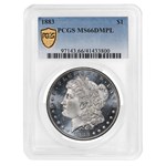 1883 Morgan Dollar MS-66 DMPL PCGS