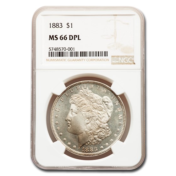 1883 Morgan Dollar MS-66 DPL NGC 1883 Morgan Dollar MS-66 DPL NGC