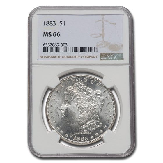 1883 Morgan Dollar MS-66 NGC