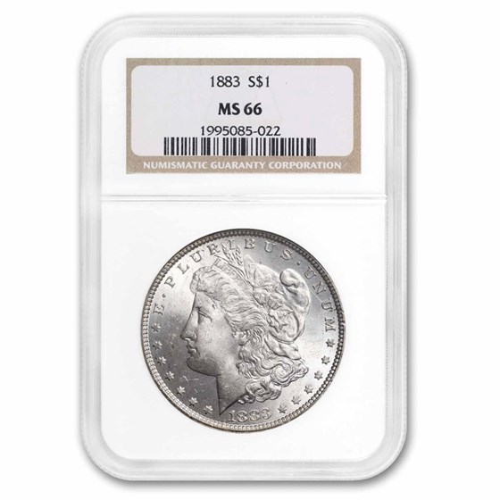 1883 Morgan Dollar MS-66 NGC 1883 Morgan Dollar MS-66 NGC