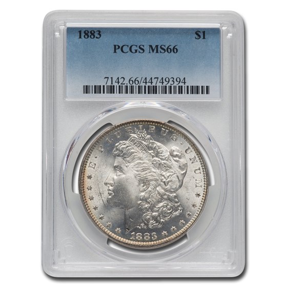 1883 Morgan Dollar MS-66 PCGS 1883 Morgan Dollar MS-66 PCGS