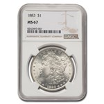 1883 Morgan Dollar MS-67 NGC