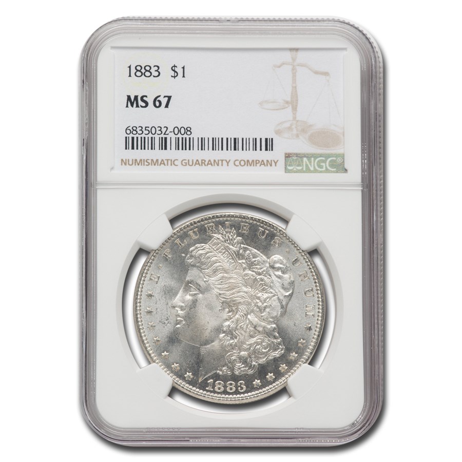 1883 Morgan Dollar MS-67 NGC