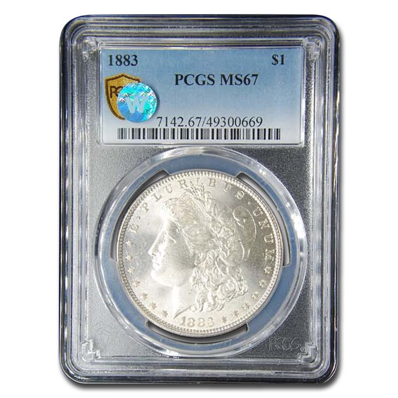 1883 Morgan Dollar MS-67 PCGS 1883 Morgan Dollar MS-67 PCGS