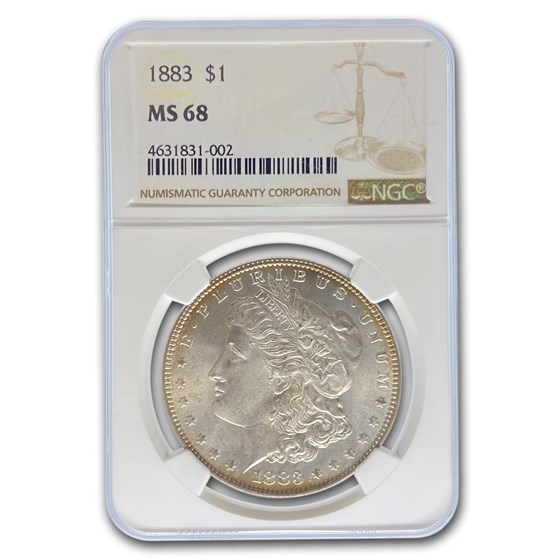 1883 Morgan Dollar MS-68 NGC 1883 Morgan Dollar MS-68 NGC