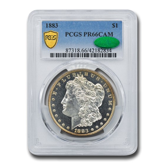 1883 Morgan Dollar PR-66 Cameo PCGS CAC 1883 Morgan Dollar PR-66 Cameo PCGS CAC