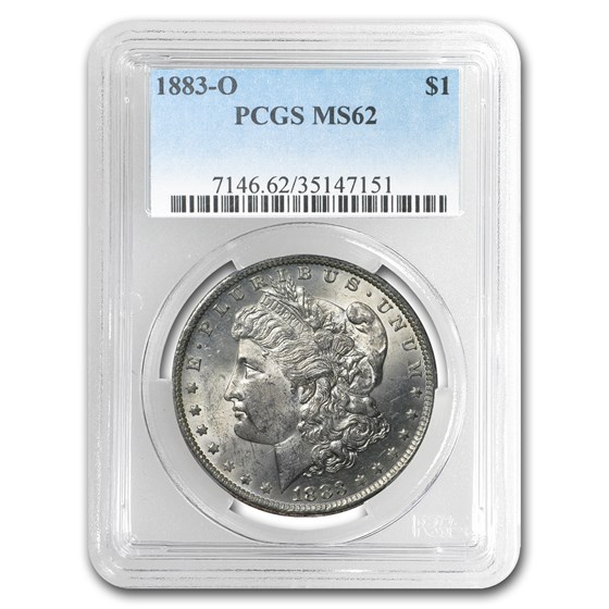 1883-O Morgan Dollar MS-62 PCGS