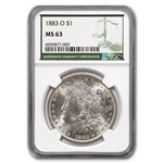 1883-O Morgan Dollar MS-63 NGC (Green Label)